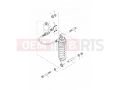 Triumph 2000 TIGER 885i 71699 > 124105 Rear Suspension Unit