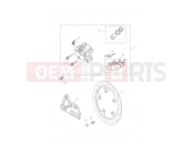 Triumph 2006 TIGER 955i 198875 > Rear Brake Caliper & Disc
