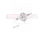 Triumph 2008 Tiger 1050 Front Wheel