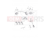 Triumph 2010 Tiger 1050 Ignition Switch & Lock Set