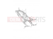 Triumph 2012 Tiger 1050 Rear Sub-Frame & Fittings