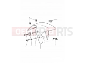 Triumph 1999 DAYTONA 595 / 955i Front Mudguard US,CA,SG Only