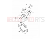 Triumph 1999 DAYTONA 595 / 955i Rear Brake Caliper & Disc