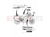 Triumph 2001 DAYTONA 595 / 955i Decals