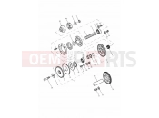 Triumph 2001 DAYTONA 595 / 955i Alternator & Starter Gears