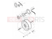 Triumph 2003 DAYTONA 955i 132513 > Rear Wheel/Final Drive Double sided swingarm