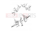 Triumph 2003 DAYTONA 955i 132513 > Footrests & Mountings 186151 >