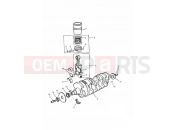 Triumph 1992 DAYTONA 750/1000 Crankshaft,ConnectingRods Piston