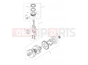 Triumph 2018 STREET CUP Crankshaft, Connecting Rods...
