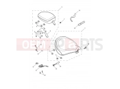 TRIUMPH BONNEVILLE SPEEDMASTER Seat Assembly & Toolkit