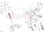 DUCATI 2022 Diavel 1260 STEERING ASSEMBLY