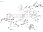 DUCATI 2022 Diavel 1260 S FOOTRESTS, LEFT