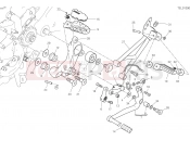 DUCATI 2022 Hypermotard 950 RVE FOOTRESTS, LEFT