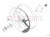 DUCATI 2022 Hypermotard 950 RVE REAR WHEEL