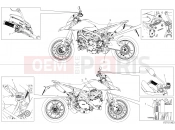 DUCATI 2022 Hypermotard 950 RVE POSITIONING PLATES [XST:JAP]