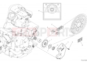 DUCATI 2022 Hypermotard 950 FRONT SPROCKET - CHAIN