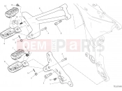 DUCATI 2022 Multistrada V2 S Travel FOOTRESTS, RIGHT