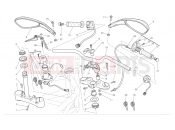 DUCATI 2009 Monster 1100 Handlebar and controls