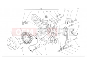DUCATI 2009 Monster 1100 Alternator-side crankcase cover