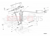 DUCATI 2003 Sporttouring ST2 REAR SHOCK ABSORBER » SWING ARM