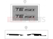 HUSQVARNA 2023 Offroad TE 150 (F2103W9) [] DECAL|Frame|08