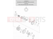 HUSQVARNA 2023 Offroad TE 150 (F2103W9) [] TRANSMISSION I - MAIN SHAFT|Engine|33