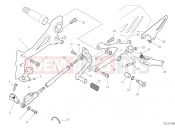 DUCATI 2022 Panigale V4 FOOTRESTS, LEFT [XST:AUS]
