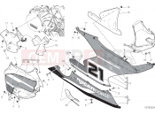 DUCATI 2022 Panigale V2 Bayliss FAIRING, RH