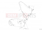 DUCATI 2022 Panigale V2 REAR MUDGUARD