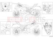 DUCATI 2022 Panigale V2 POSITIONING PLATES [XST:JAP]