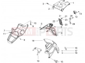 gilera 2007 Runner 125 Race VX 4T Rear cover - Splash guard