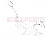 Driving mirror/s - Piaggio Liberty 150 E5 2022