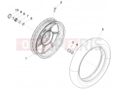 Rear wheel - Piaggio Liberty 150 E5 2022