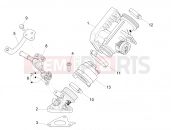 Throttle body - Injector - Induction joint - Piaggio Liberty 150 E5 2022
