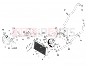 PIAGGIO MP3 530 HPE RST Exclusive Cooling system