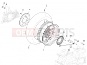 PIAGGIO MP3 530 HPE RST Exclusive Rear wheel