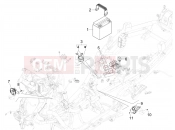 PIAGGIO MP3 530 HPE RST Exclusive Remote control switches - Battery - Horn