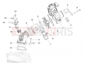 PIAGGIO MP3 530 HPE RST Exclusive Throttle body - Injector - Induction joint