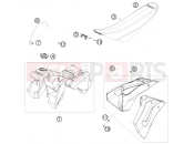 HUSABERG 2009 Offroad FE 450 (2375I3) [US] TANK, SEAT
