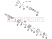 HUSABERG 2009 Offroad FE 450 (2375I3) [US] TRANSMISSION I - MAIN SHAFT