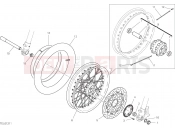 DUCATI 2022 Scrambler Desert Sled FRONT WHEEL