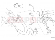 DUCATI 2022 Scrambler Desert Sled EXHAUSRT PIPE ASSY