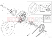 DUCATI 2022 Scrambler 1100 Tribute Pro REAR WHEEL