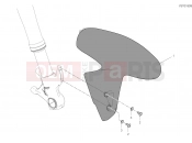 DUCATI 2022 STREETFIGHTER V4 FRONT MUDGUARD [MOD:SFV4]
