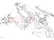DUCATI 2022 STREETFIGHTER V4 REAR FRAME COMP. [MOD:SFV4]