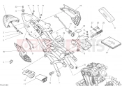 DUCATI 2022 Supersport 950 S REAR FRAME COMP.