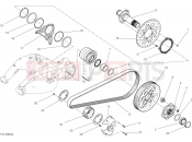 DUCATI 2022 XDiavel Dark HUB, REAR WHEEL