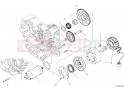 DUCATI 2023 Hypermotard 950 SP ELECTRIC STARTING AND IGNITION