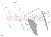 DUCATI 2023 Hypermotard 950 RVE FRONT MUDGUARD