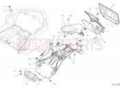 DUCATI 2023 Multistrada V2 S Travel PLATE HOLDER [XST:JPN]
